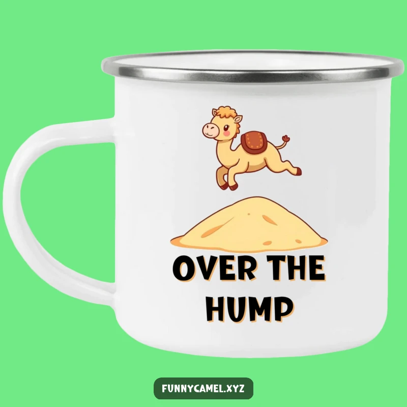 Funny Kawaii Camel Camping Mug: Dune Leap Drinkware, Ideal Funny Gift