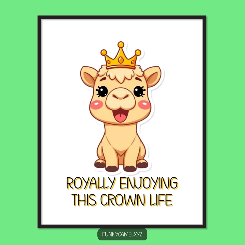 Majestic Free Printable Wall Art: Camel King - Downloadable Art