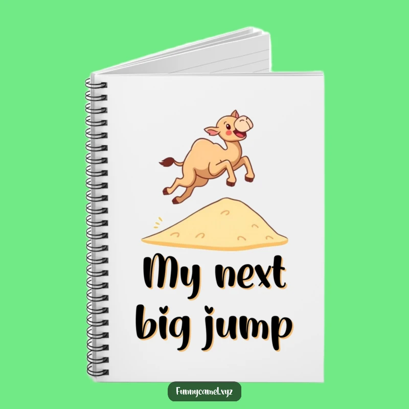 Funny Determined Camel Notebook - Journal for Your Adventures & Goals