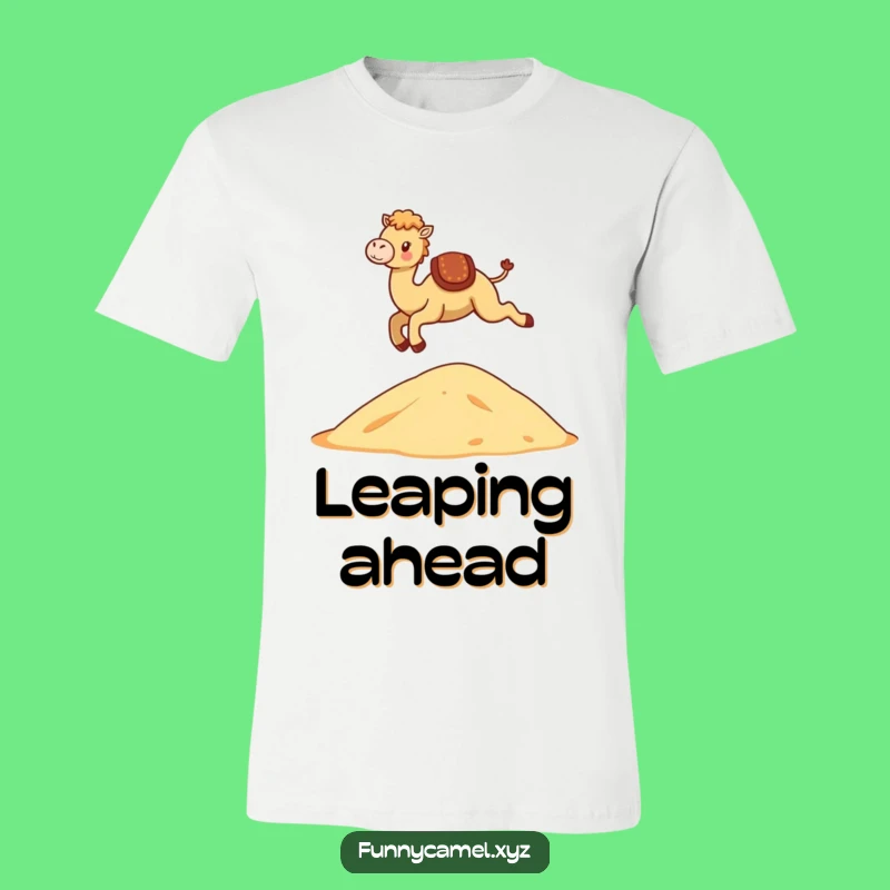 Funny Kawaii Camel T-Shirt: Graceful Dune Leap, Great Funny Gift